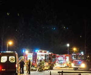 Pożar w hotelu w Małopolsce. Ogień wybuchł w trakcie wesela, są poszkodowani