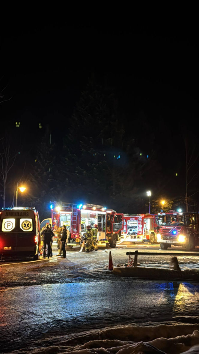 Pożar w hotelu w Małopolsce. Ogień wybuchł w trakcie wesela, są poszkodowani