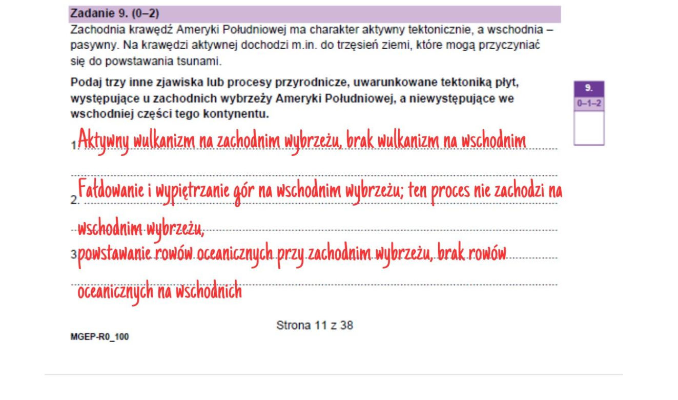 Matura 2025 geografia rozszerzona - wszystkie odpowiedzi 