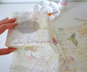 Chustecznik decoupage