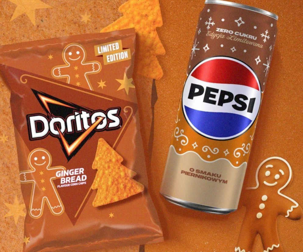 Puszka Pepsi i paczka Doritos o smaku piernikowym. O świątecznej ofercie we wrześniu przeczytasz na Eska.