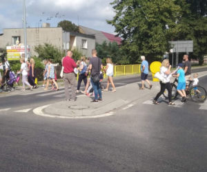 Zobaczcie jak przebiegał protest w Wawrowie. 