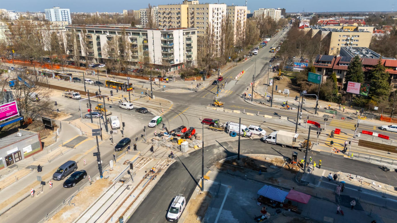 Budowa tramwaju na ul. Św. Bonifacego
