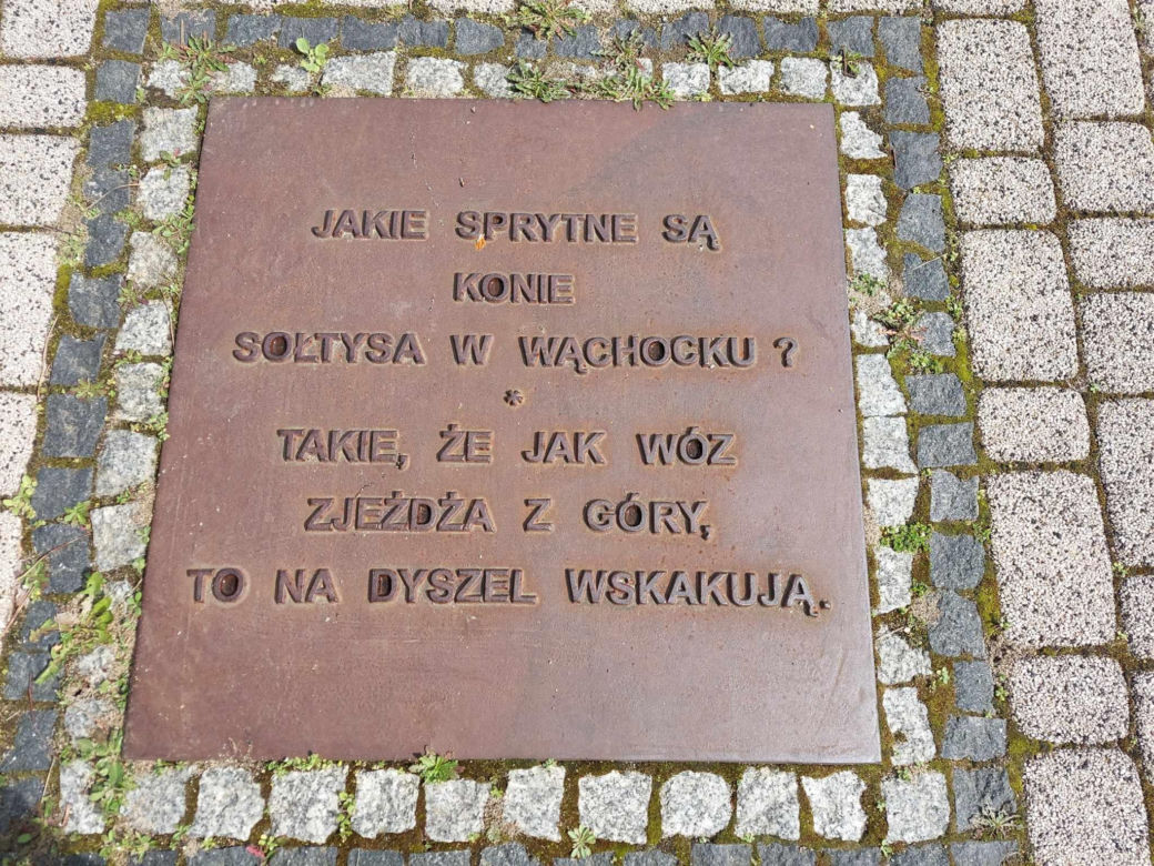 Aleja Humoru w Wąchocku