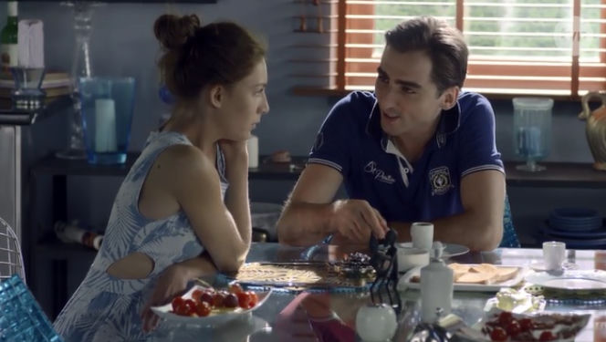 Aż po sufit odc. 6. Zośka (Alicja Juszkiewicz), Milo (Piotr Żurawski)