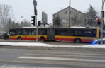 Wypadek autobusu miejskiego w Markach. Są ranni