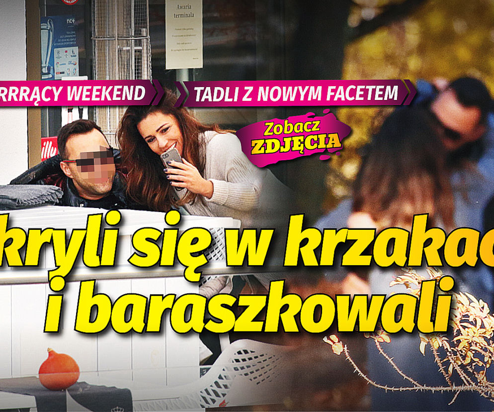 Skryli się w krzakach i baraszkowali