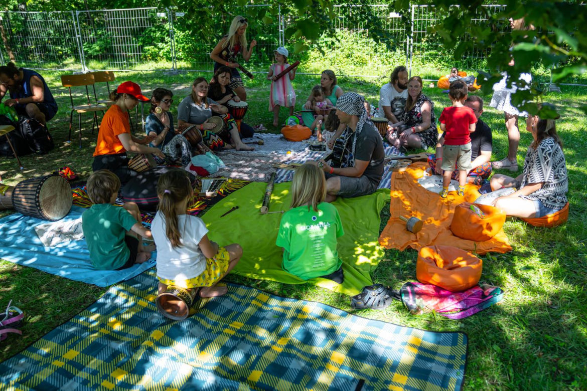 Dzieci na festiwalu Globaltica 2024