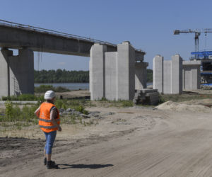 Budowa mostu Południowej Obwodnicy Warszawy