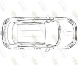 Fiat 500X - szkice patentowe
