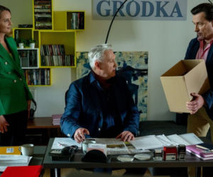 M jak miłość, odc. 1611: Bosacki (Dariusz Kordek), Anna (Diana Kadłubowska), Iwański (Robert Czechowski)	