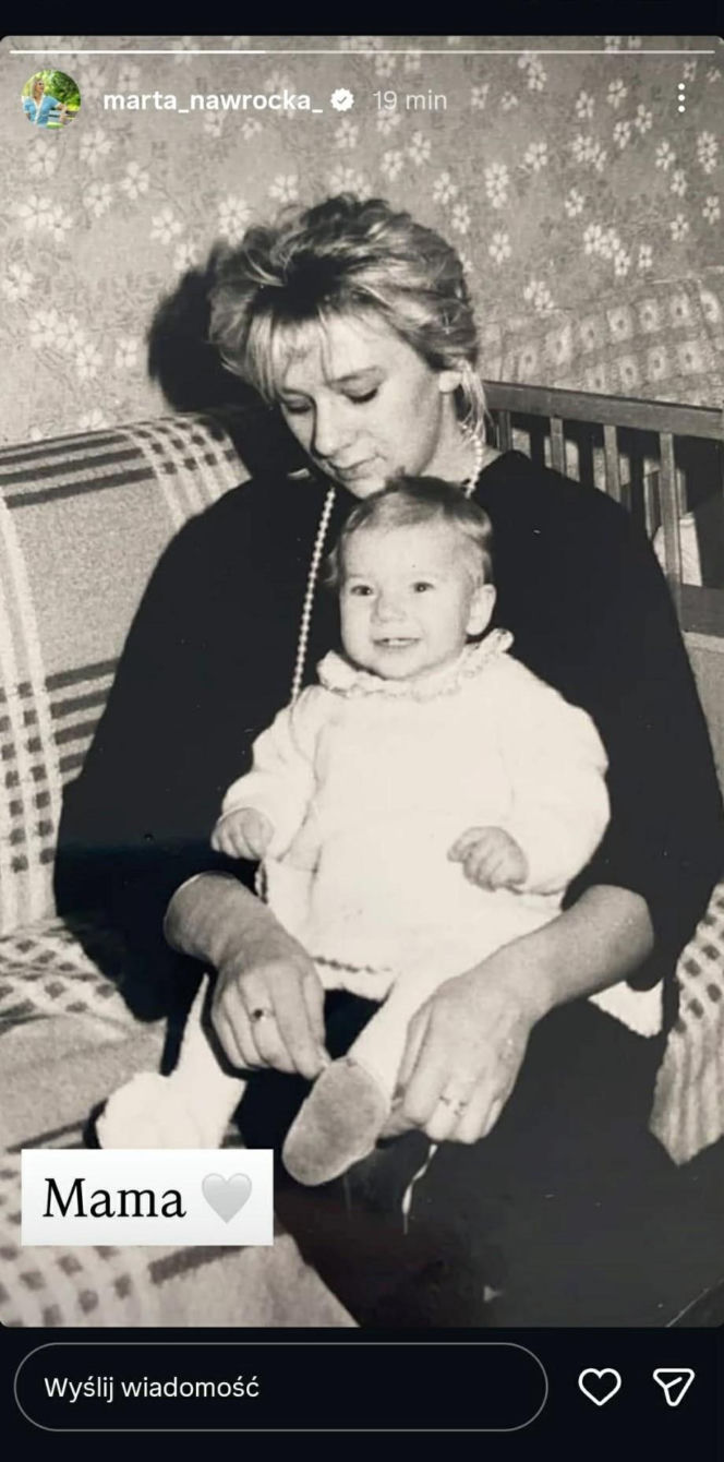Marta Nawrocka w dzieciństwie