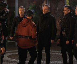 M jak miłość odc. 1632. Paweł (Rafał Mroczek), Kamil (Marcin Bosak), Andrzej Budzyński (Krystian Wieczorek), Piotrek (Marcin Mroczek)