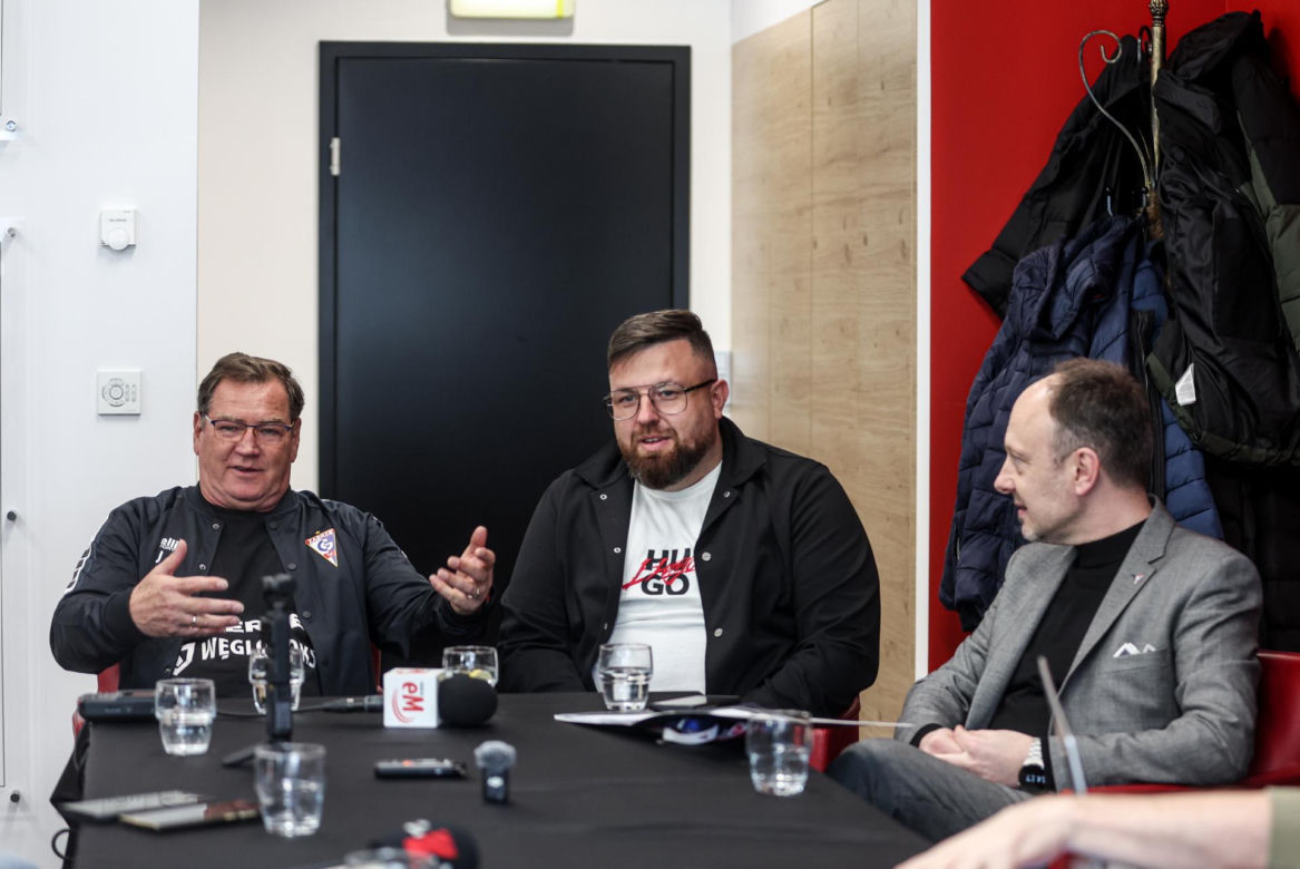 Jan Urban z synem Piotrem Urbanem