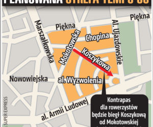 Policjanci leżą już na koszykowej