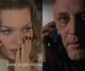 M jak miłość odcinek 1146. Rafał (Przemysław Bluszcz), Anna (Tamara Arciuch)