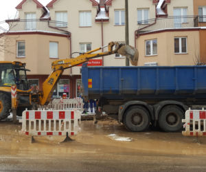 Dwie awarie wodociągowe w Łomży