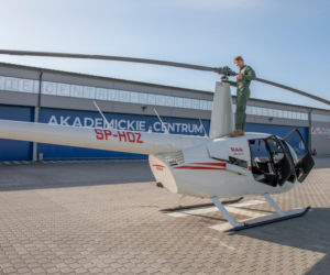 Śmigłowce szkolny Robinson R44