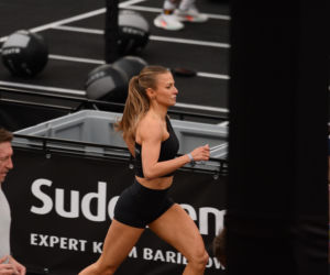 Anna Lewandowska z przystojnym Latynosem na zawodach Hyrox