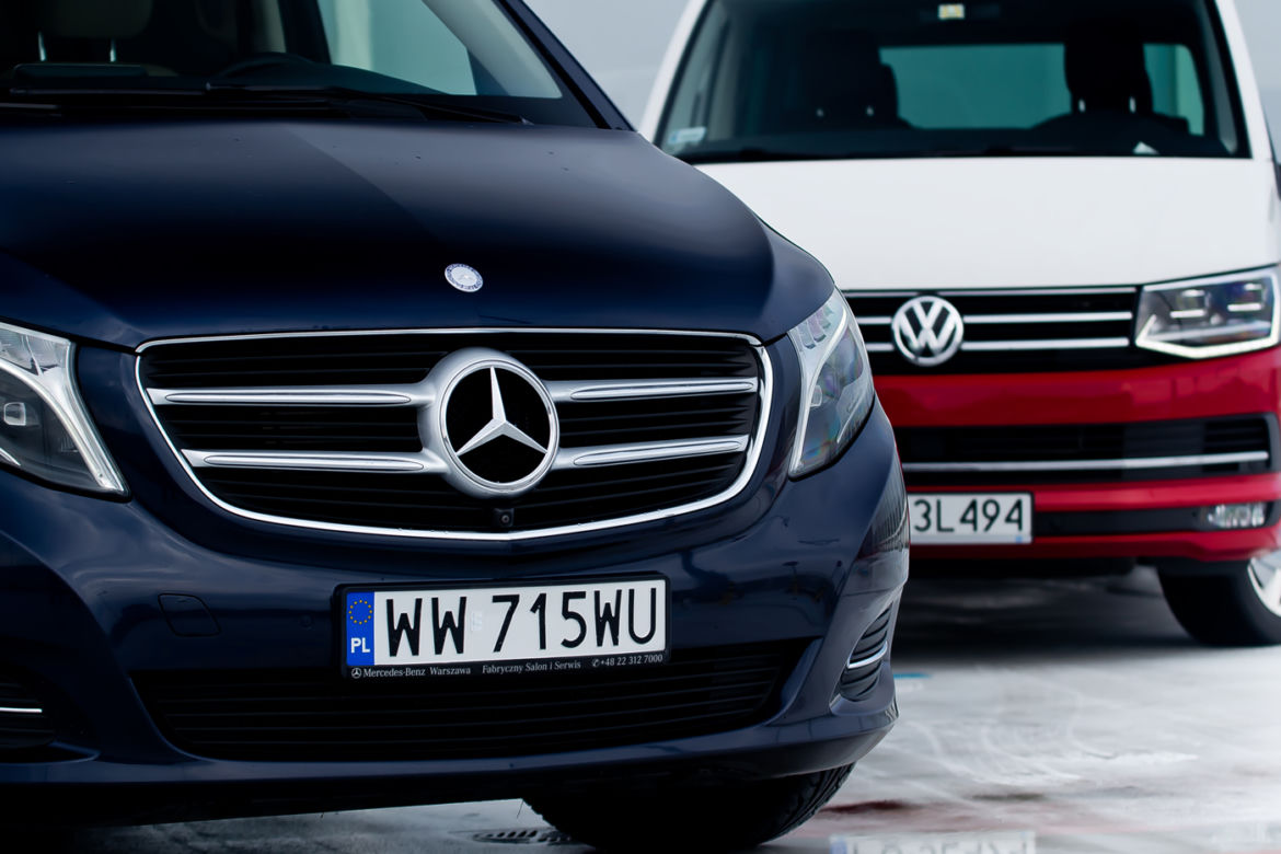 Volkswagen Multivan T6 Generation Six 2.0 BiTDI vs. Mercedes-Benz V250 Bluetec Avantgarde