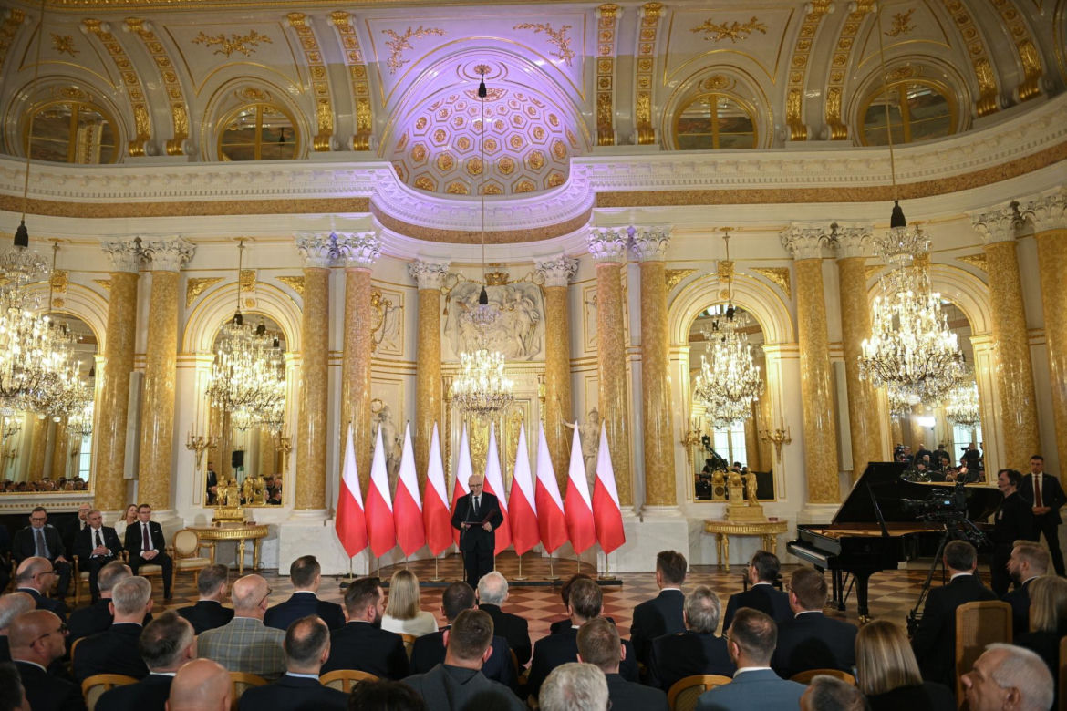 Karol Nawrocki na Zamku Królewskim 