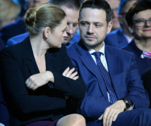  Barbara Nowacka i prezydent Warszawy Rafał Trzaskowski