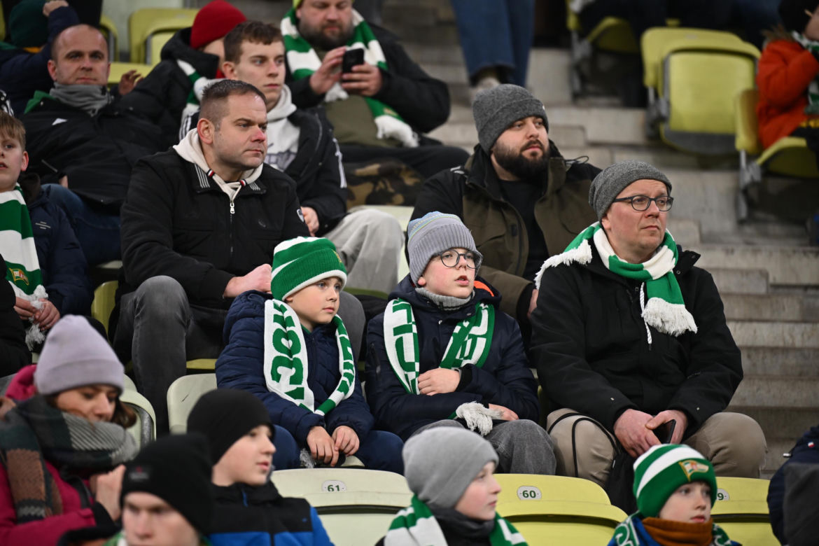 Lechia Gdańsk - Jagiellonia Białystok: Zdjęcia kibiców i zawodników z meczu 24. kolejki PKO BP Ekstraklasy