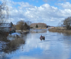 Tykocin. Poszukiwania w rzece Narew