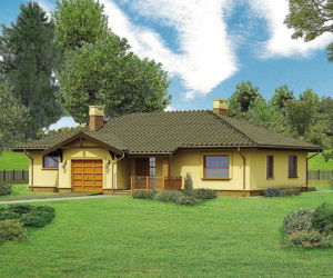 Dom idealnie połączony z ogrodem, czyli projekty domów parterowych typu bungalow 