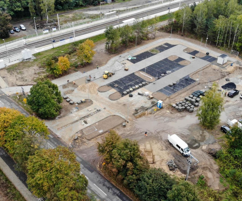 Parking Park & Ride przy ul. Biskupińskiej