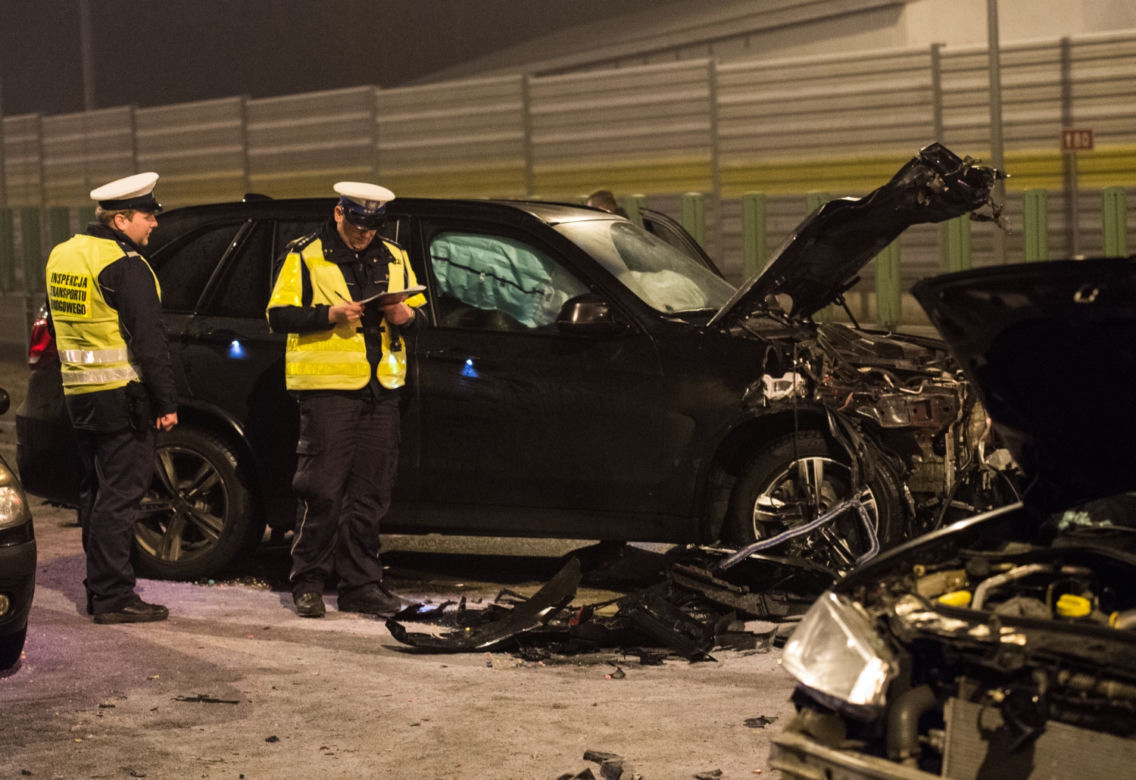 Antoni Macierewicz miał wypadek - jechał limuzyną BMW 750Li xDrive