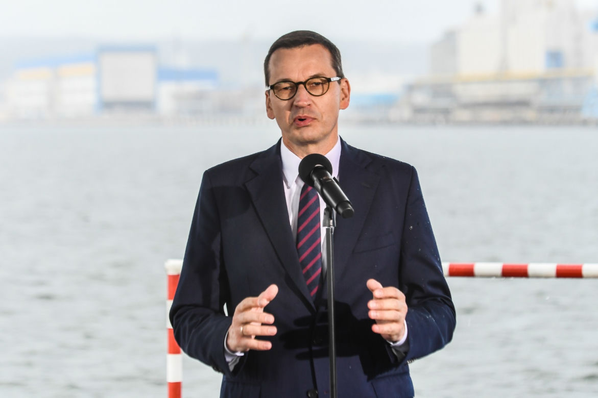 Morawiecki w Porcie Gdynia