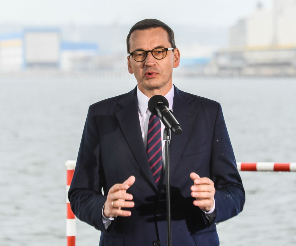 Morawiecki w Porcie Gdynia