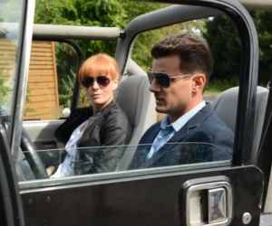 Komisarz Alex 4 sezon. Lucyna (Magdalena Walach), Michał Orlicz (Antoni Pawlicki)