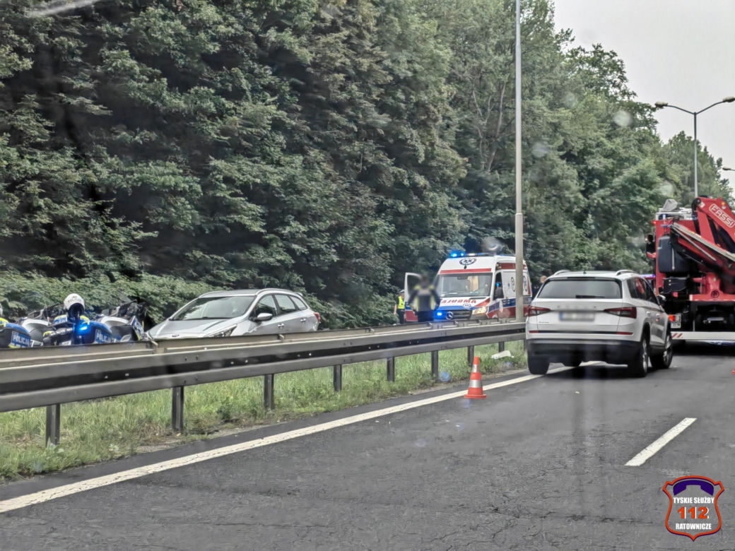 Tragiczny w skutkach wypadek na trasie DK86 w Katowicach