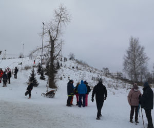 Zimowe szaleństwo na Górce Środulskiej w Sosnowcu