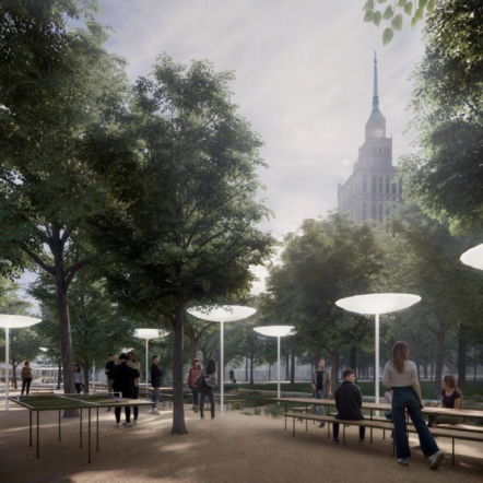 Koncepcja modernizacji parku Świętokrzyskiego w Warszawie