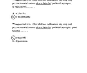 Egzamin ósmoklasisty 2020 - język polski - odpowiedzi