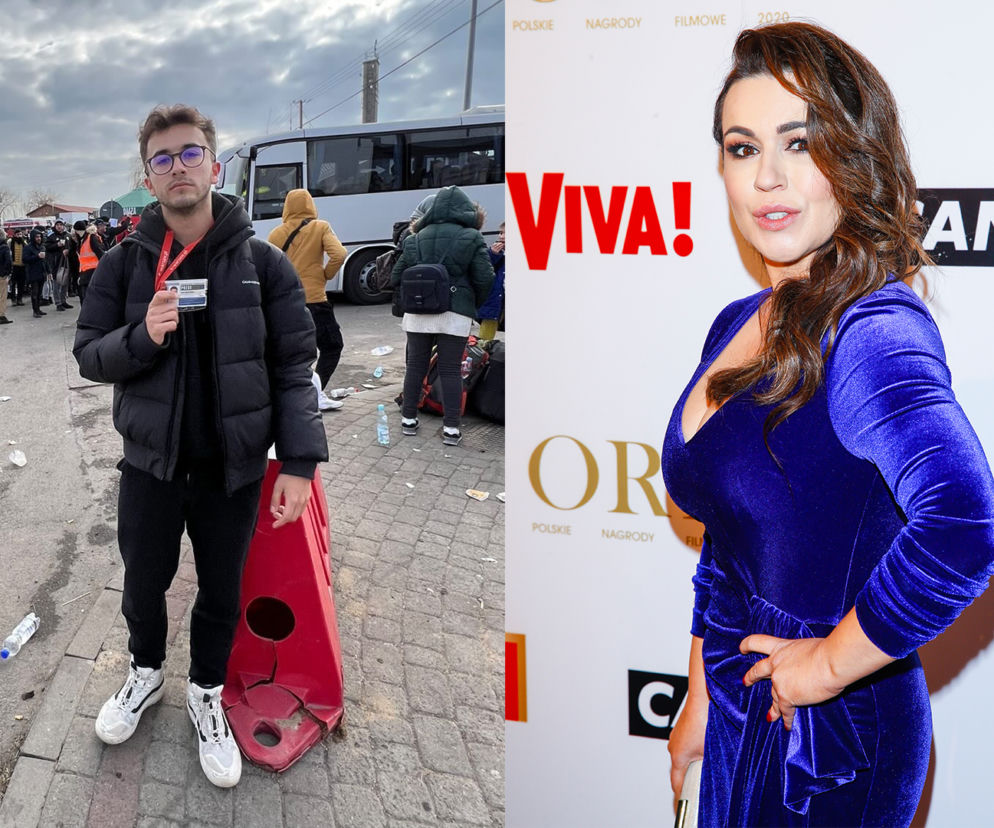 Beata Tadla: Mój syn pomaga ofiarom wojny