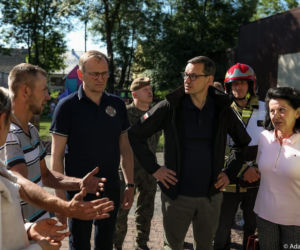 Mateusz Morawiecki wspiera ofiary pożaru