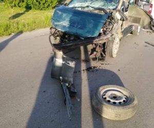 Przerażający karambol w Adamówce