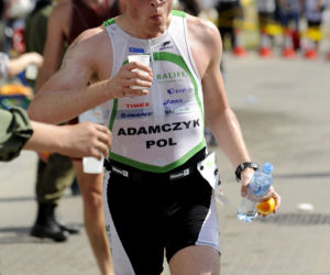Karolak, Adamczyk,Topa i Grass w triathlonie