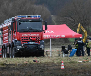 Awaria rurociągu tuż przy granicy z Polską