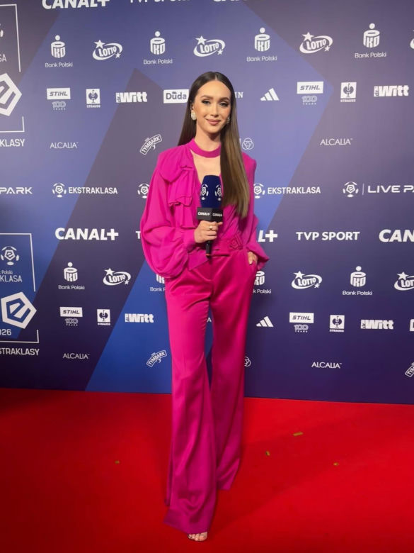 Miss Polski Aleksandra Klepaczka na Gali Ekstraklasy i nie tylko