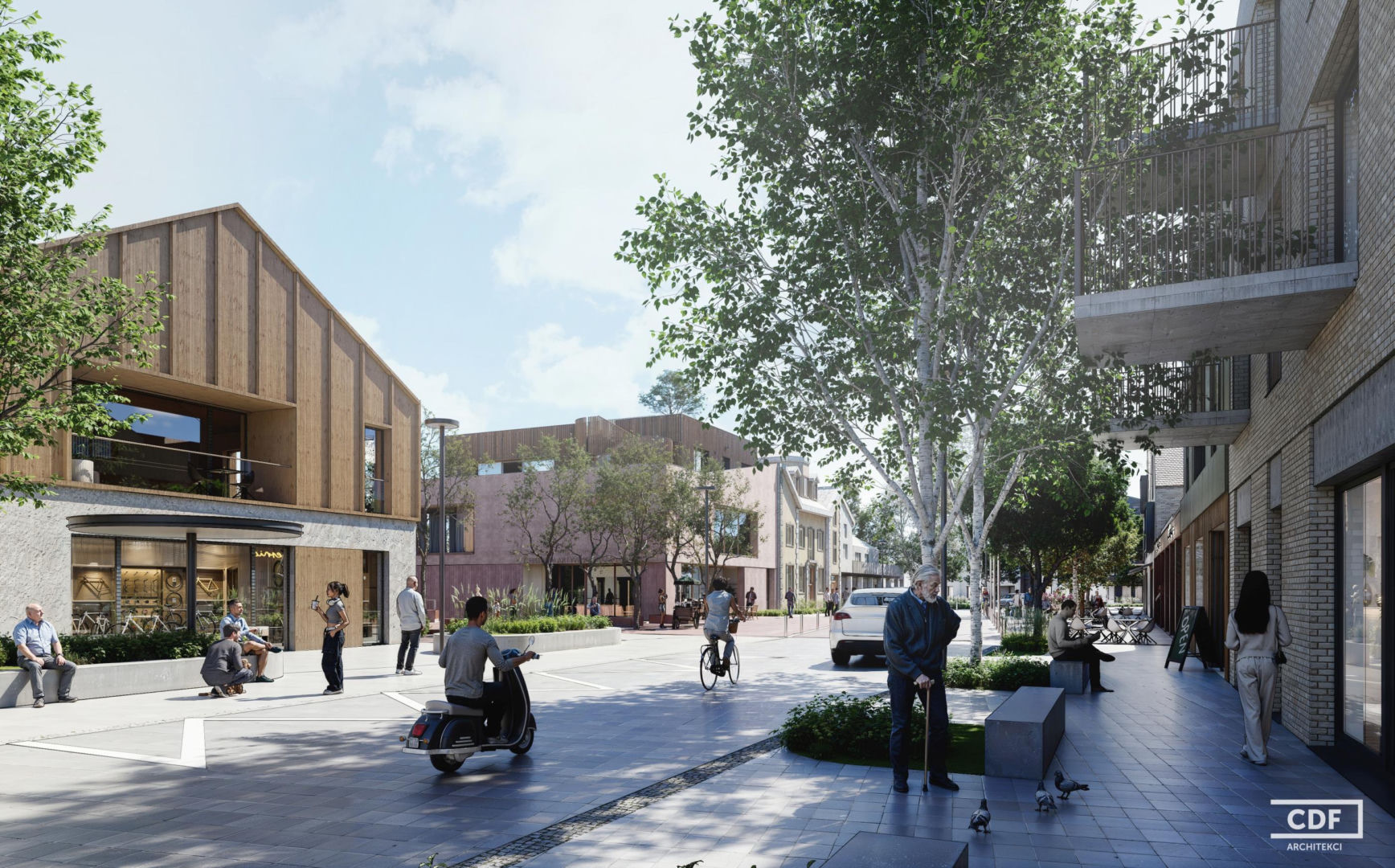Centrum Michałowic i Centrum Aktywności Lokalnej od CDF Architekci