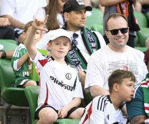 Legia Warszawa - Zagłębie Lubin: Zdjęcia kibiców