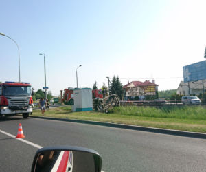 Warszawska w Rzeszowie: Pod szynobus wjechała osobówka