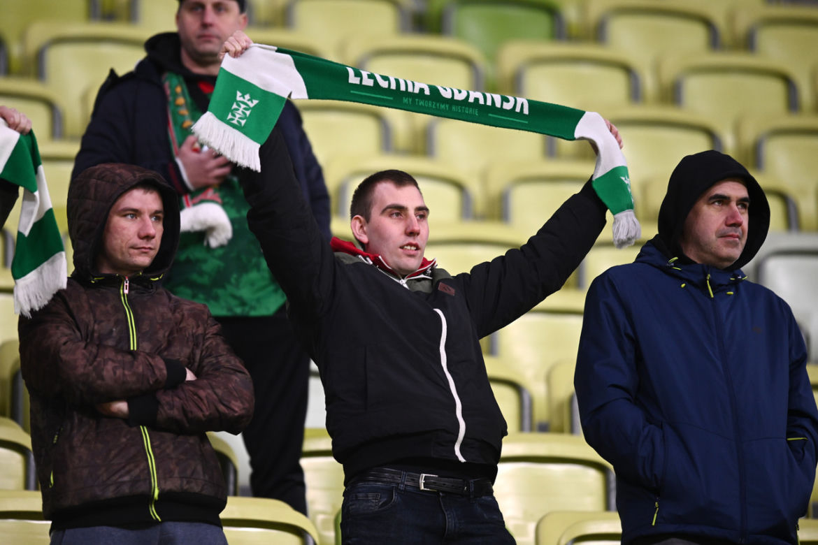 Kibice na meczu Lechia - Śląsk. Zobacz zdjęcia z trybun!