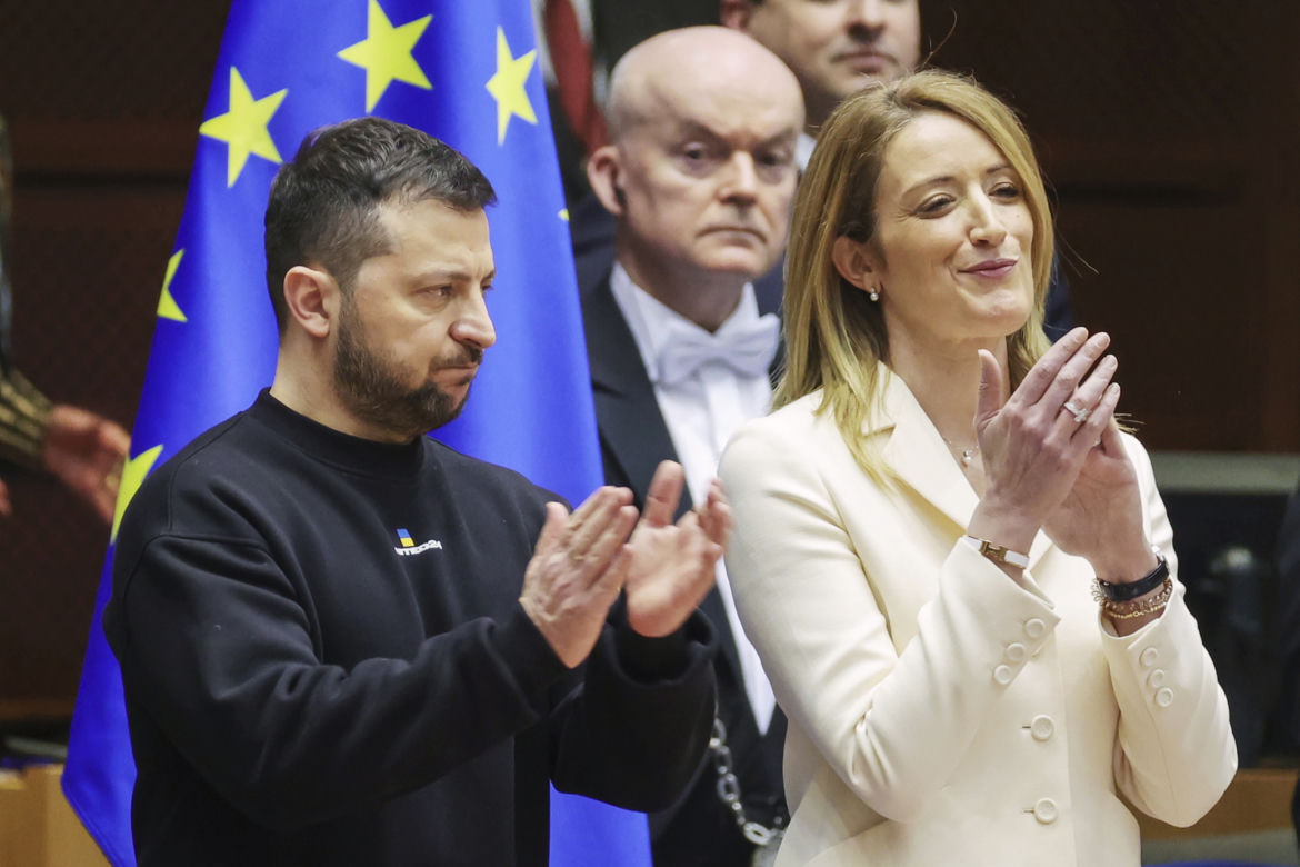 Zełeński w Brukseli