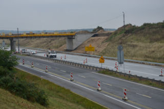 Nowy odcinek autostrady A1 między węzłami Tuszyn i Piotrków Trybunalski Zachód już przejezdny